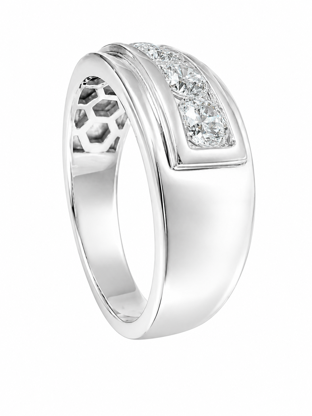 Mens Diamond Wedding Band