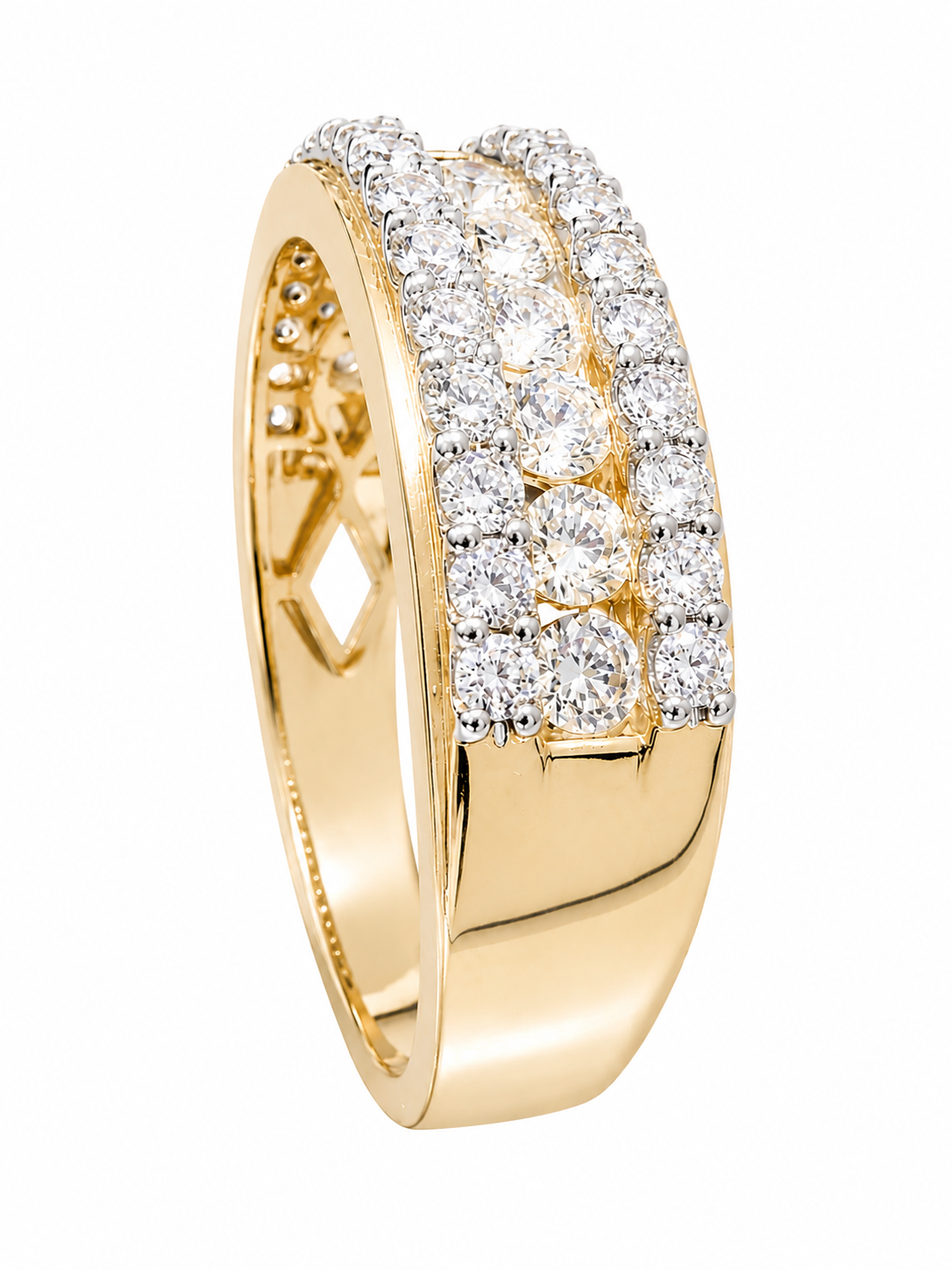 Mens Diamond Wedding Band