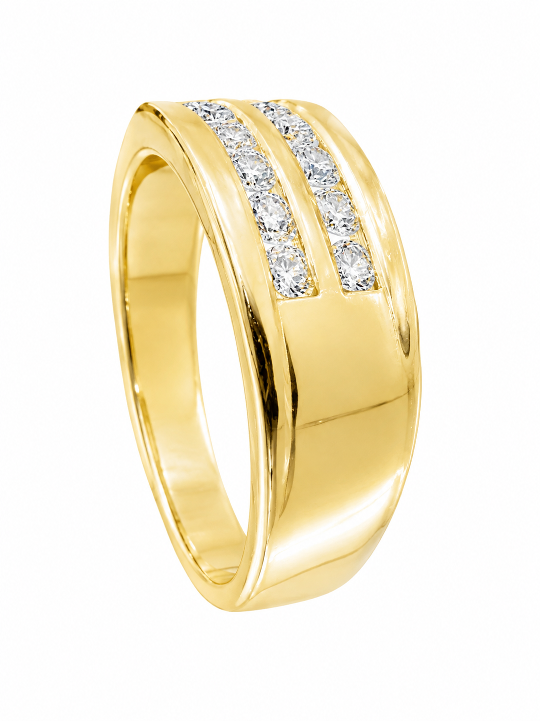 Mens Diamond Wedding Band