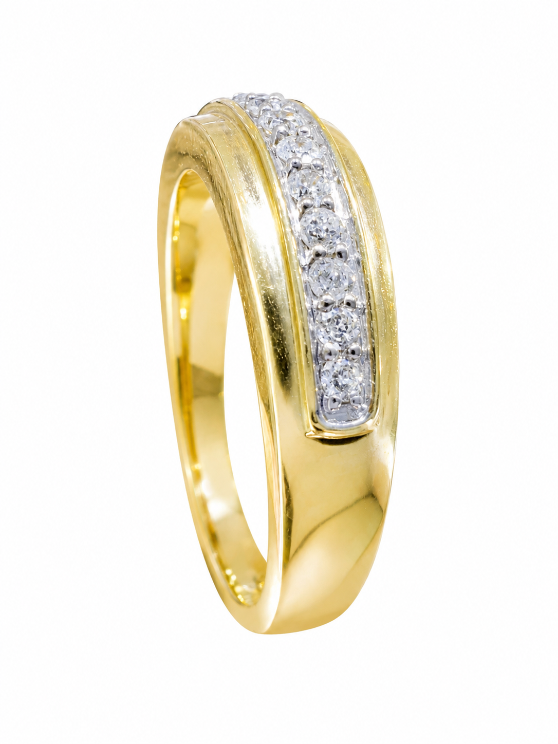 Mens Diamond Wedding Band