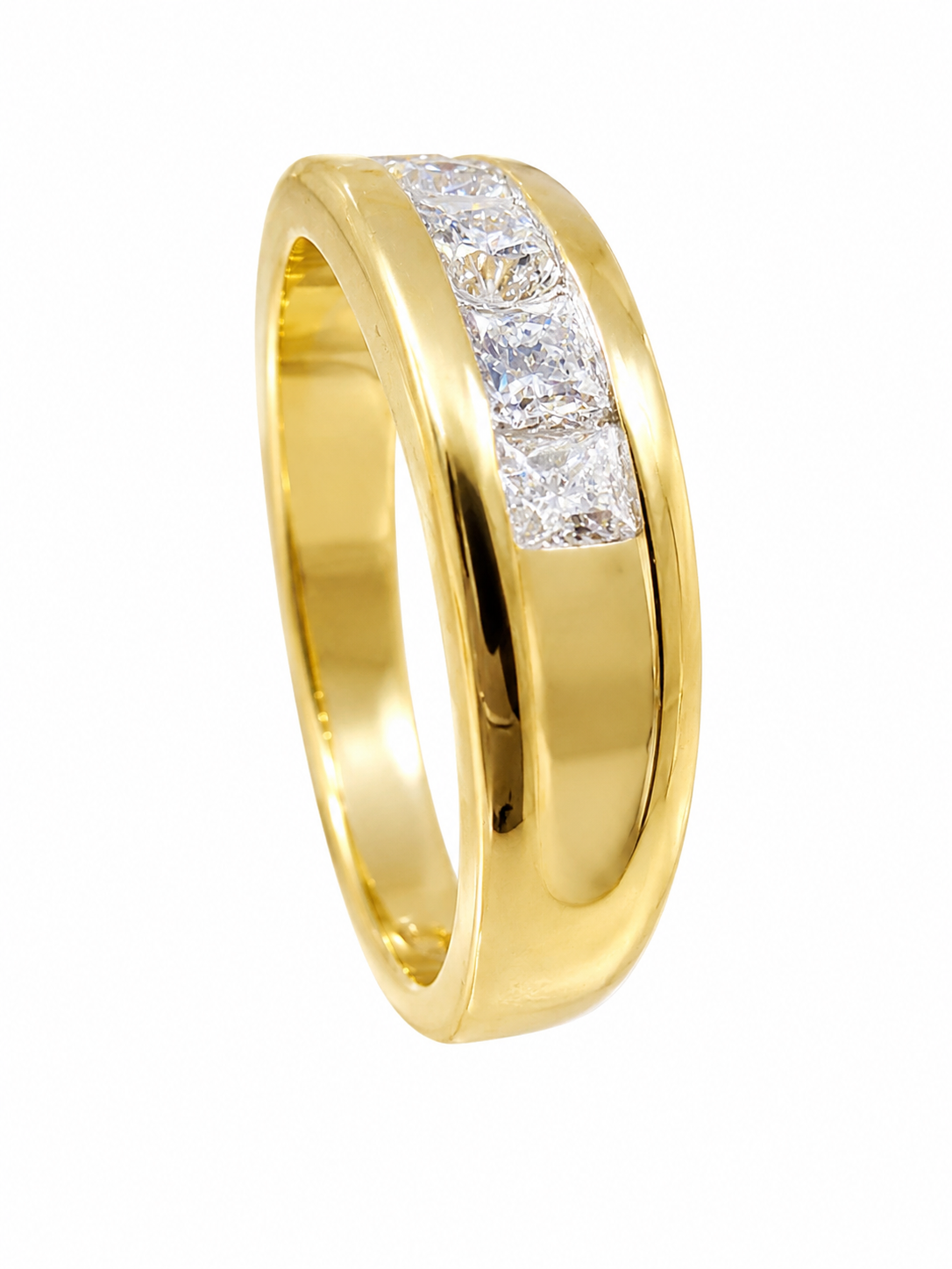 Mens Diamond Wedding Band
