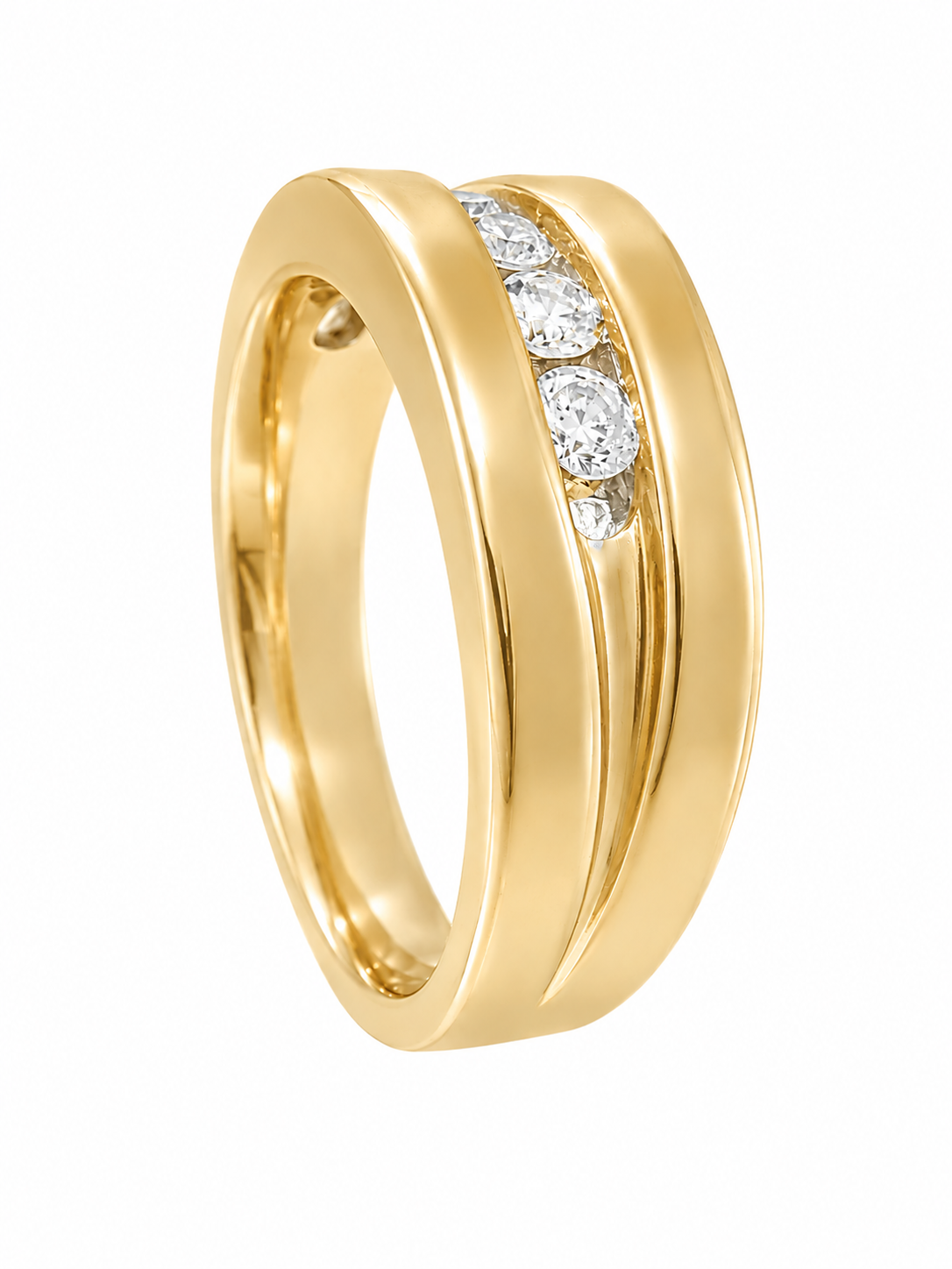 Mens Diamond Wedding Band