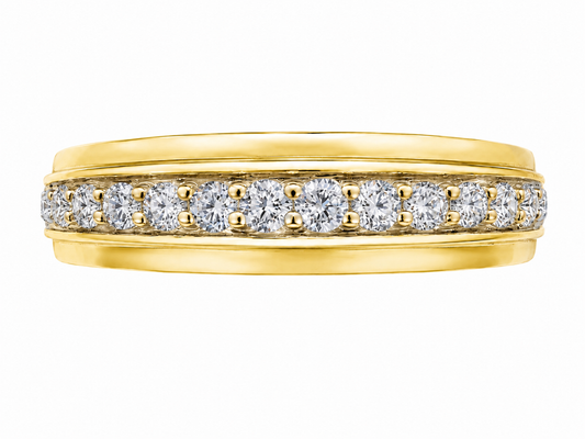 Mens Diamond Wedding Band