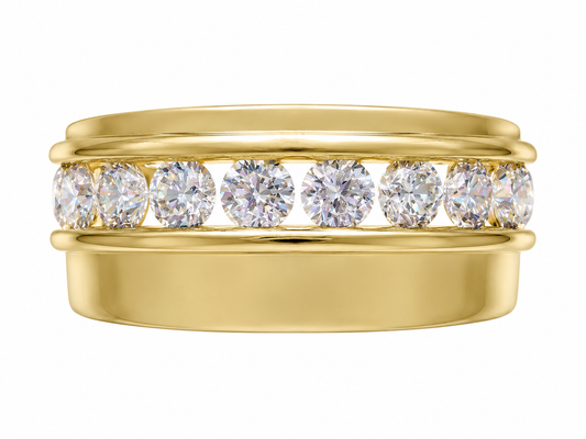 Mens Diamond Wedding band
