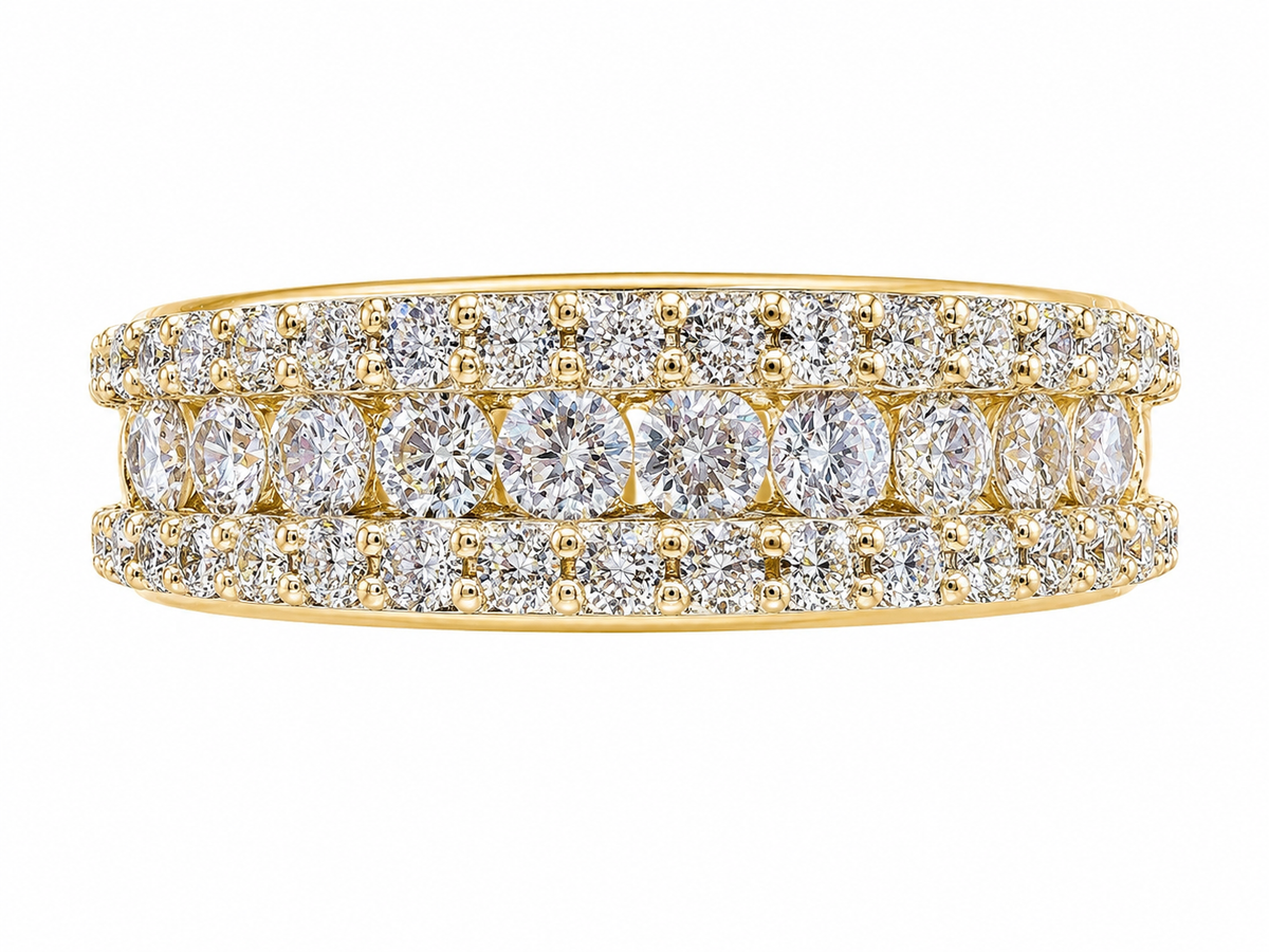 Mens Diamond Wedding Band