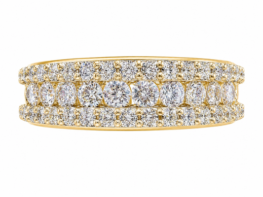 Mens Diamond Wedding Band