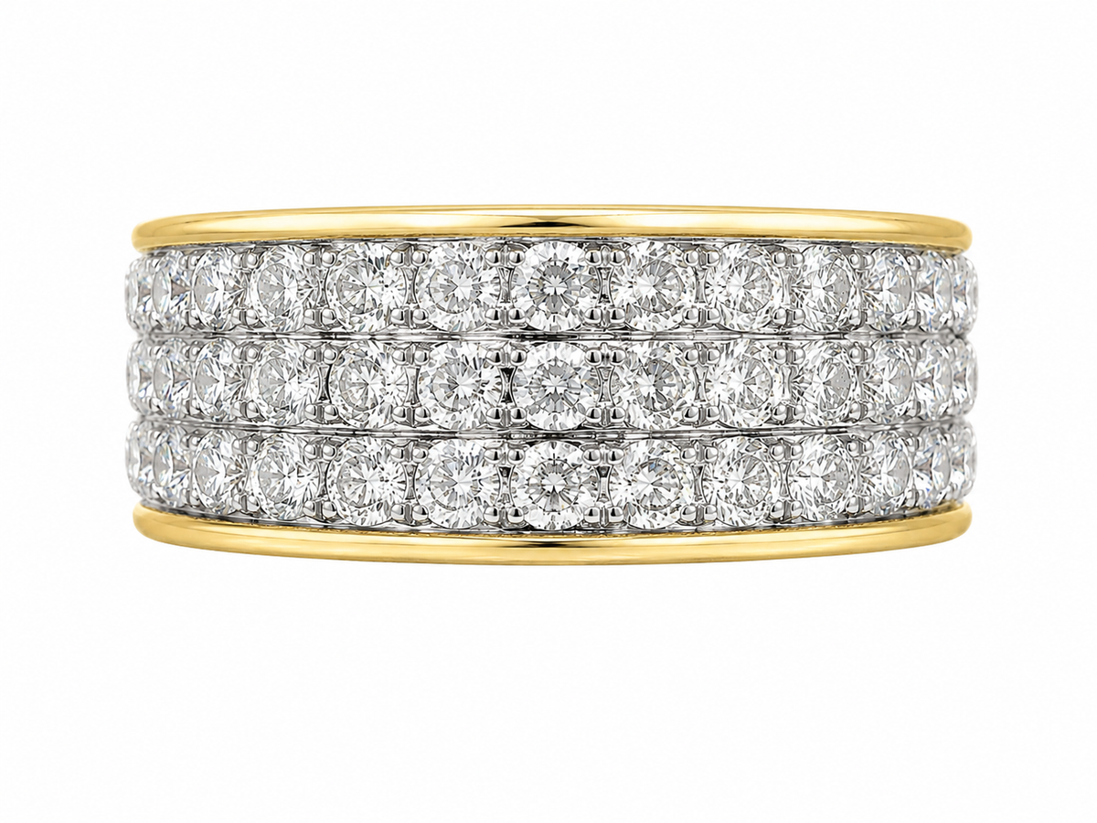 Mens Diamond Wedding Band
