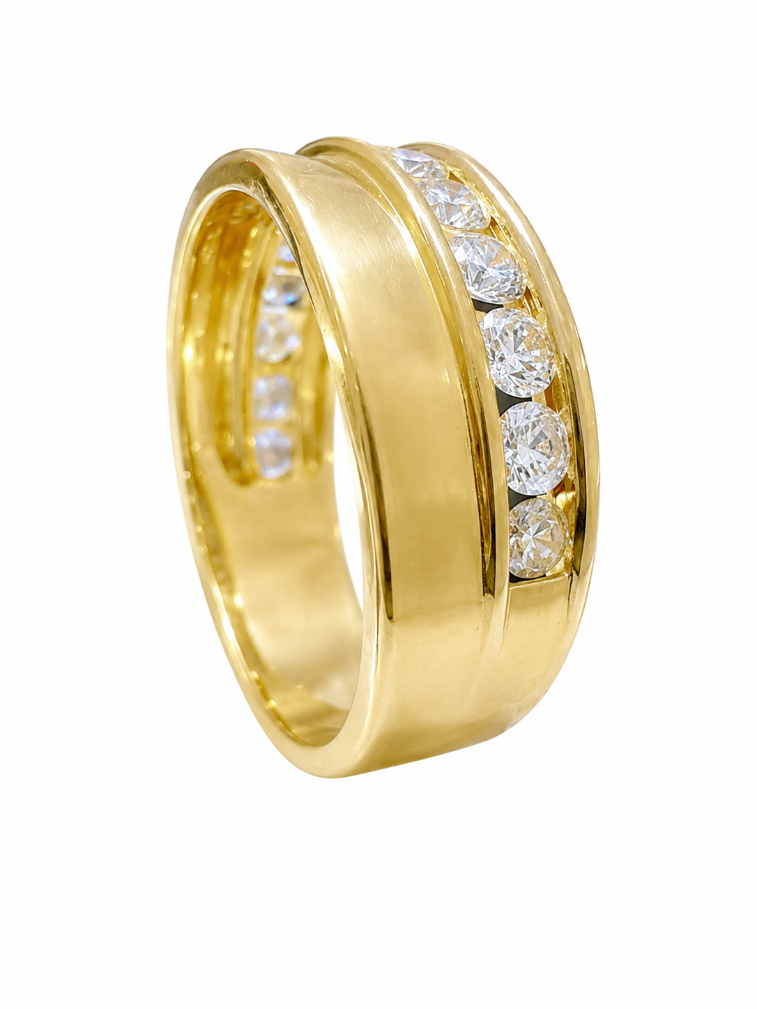 Mens Diamond Wedding band