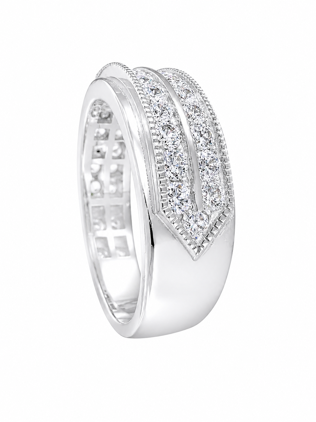 Mens Diamond Wedding Band