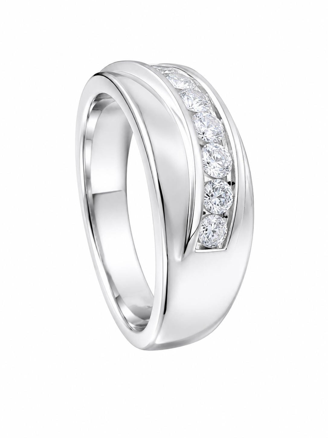 Mens Diamond Wedding Band