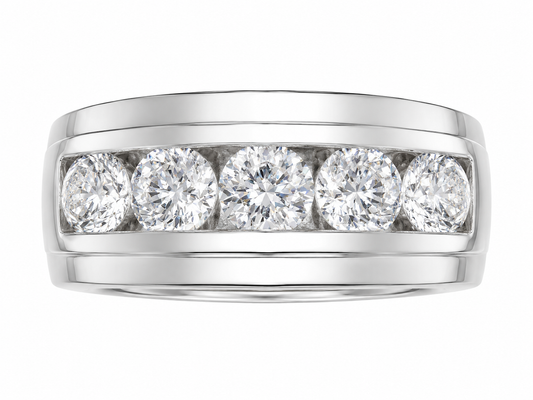 Mens Diamond Wedding Band