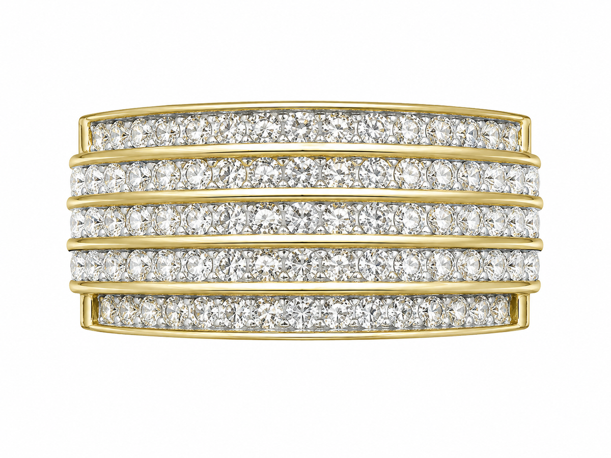 Mens Diamond Wedding Band