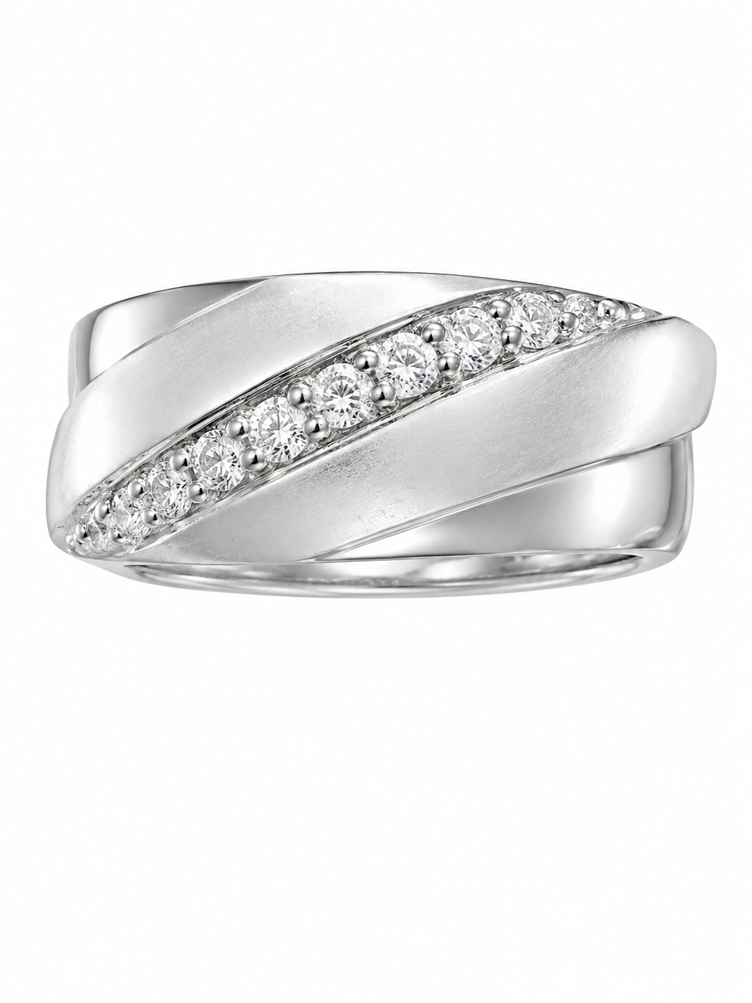 Mens Diamond Wedding Band
