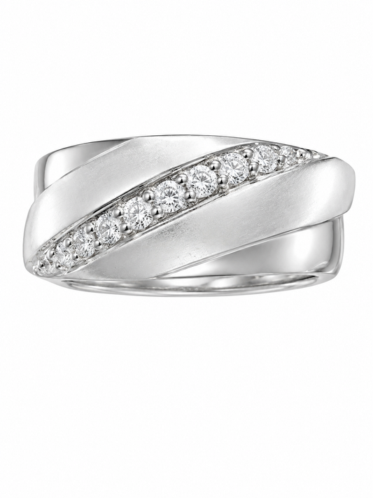 Mens Diamond Wedding Band
