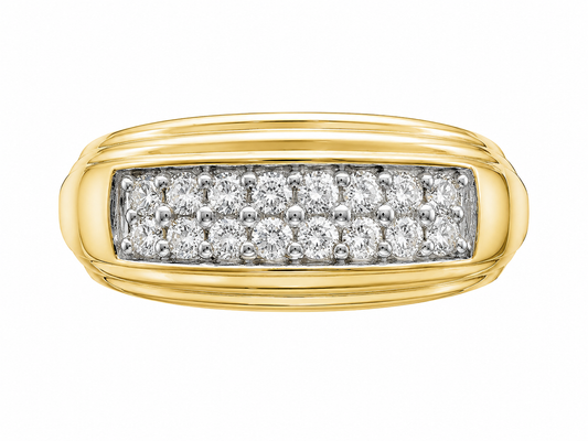 Mens Diamond Wedding Band