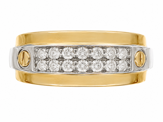 Mens Diamond Wedding Band