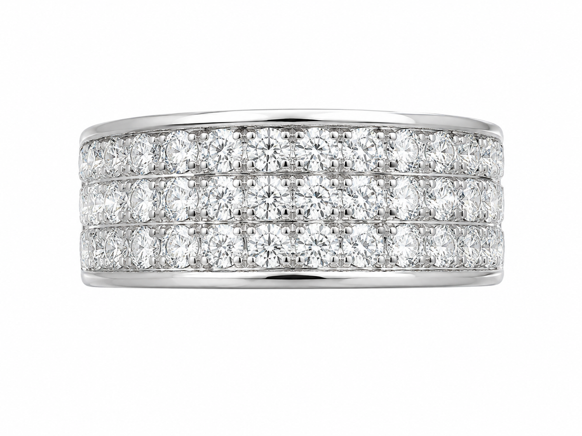 Mens Dioamond Wedding Band