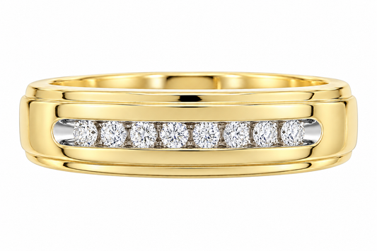Mens Diamond Wedding Band