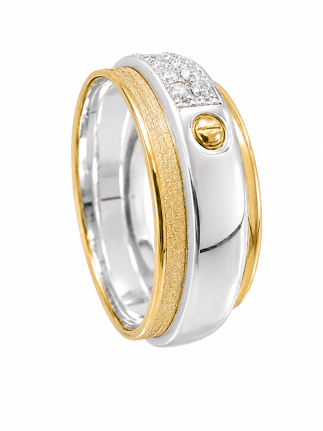 Mens Diamond Wedding Band