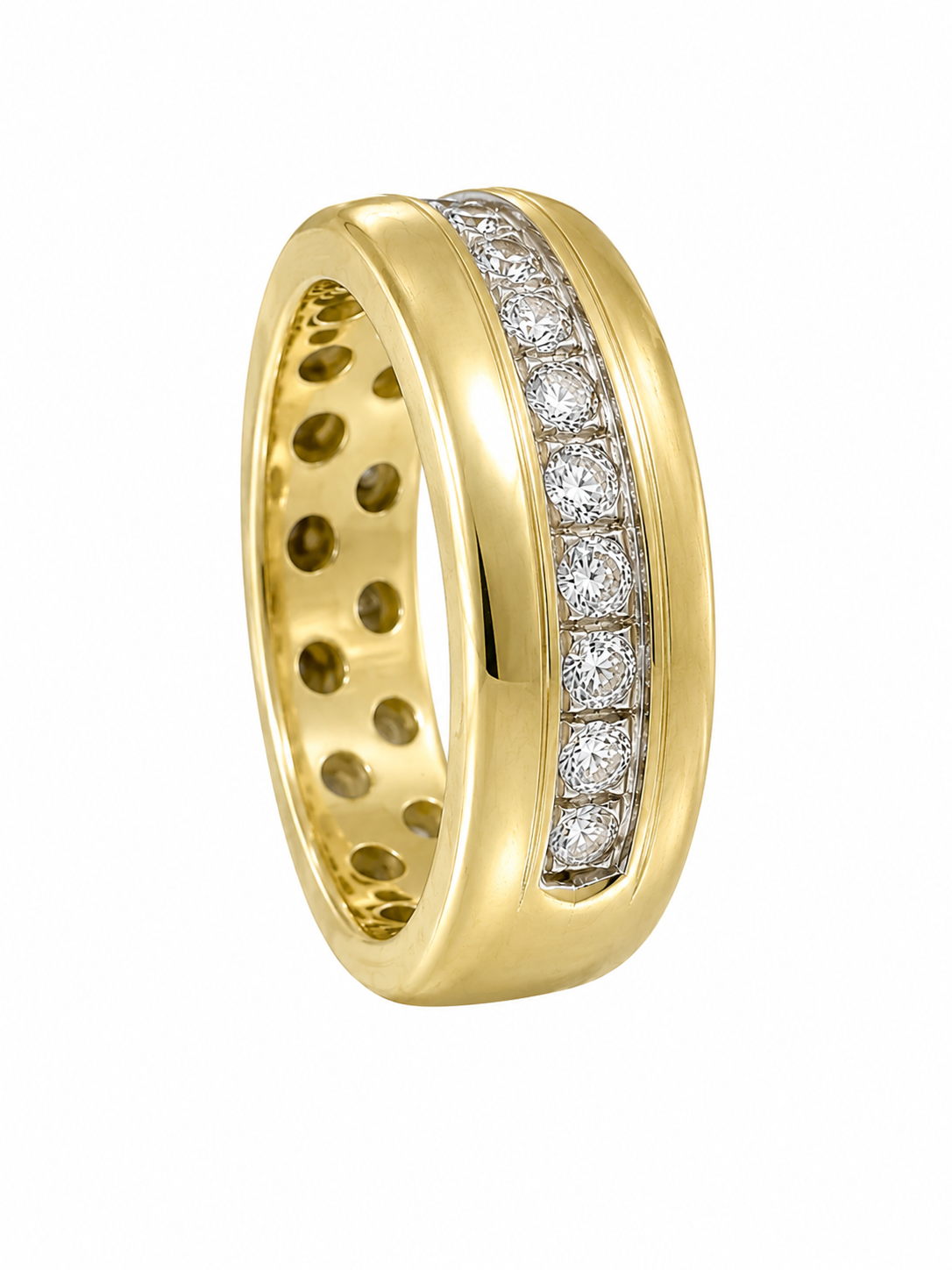 Mens Diamond Wedding Band
