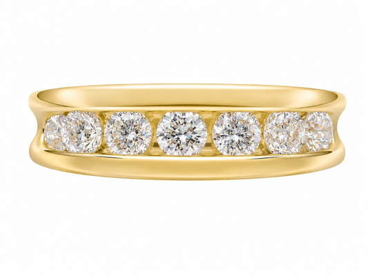 Mens Diamond Wedding Band
