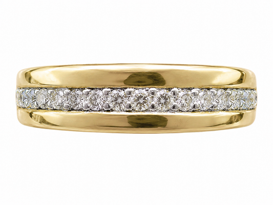 Mens Diamond Wedding Band